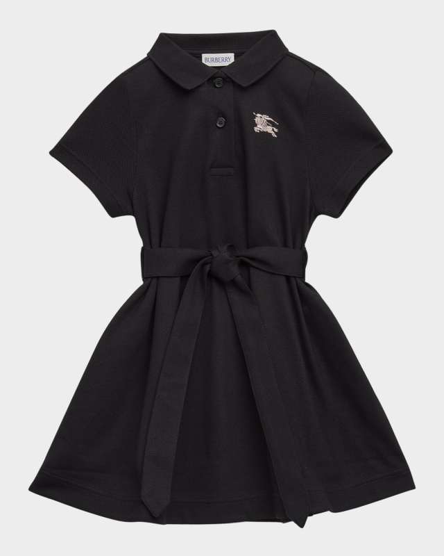 Girl's Astrid Belted EKD Polo Dress, Size 4-